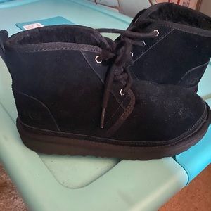 Gently used Kids Ugg Black Boots